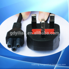 British power plug with fuse plum blossom type the tail/power cord